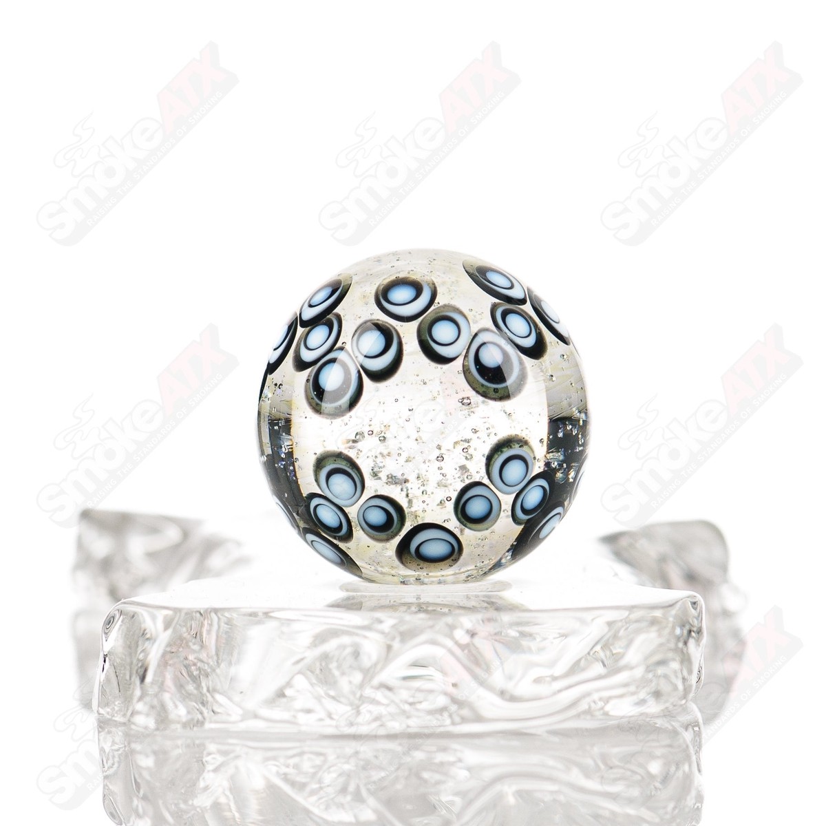 Caged Dot Stack Mib Indo Glass
