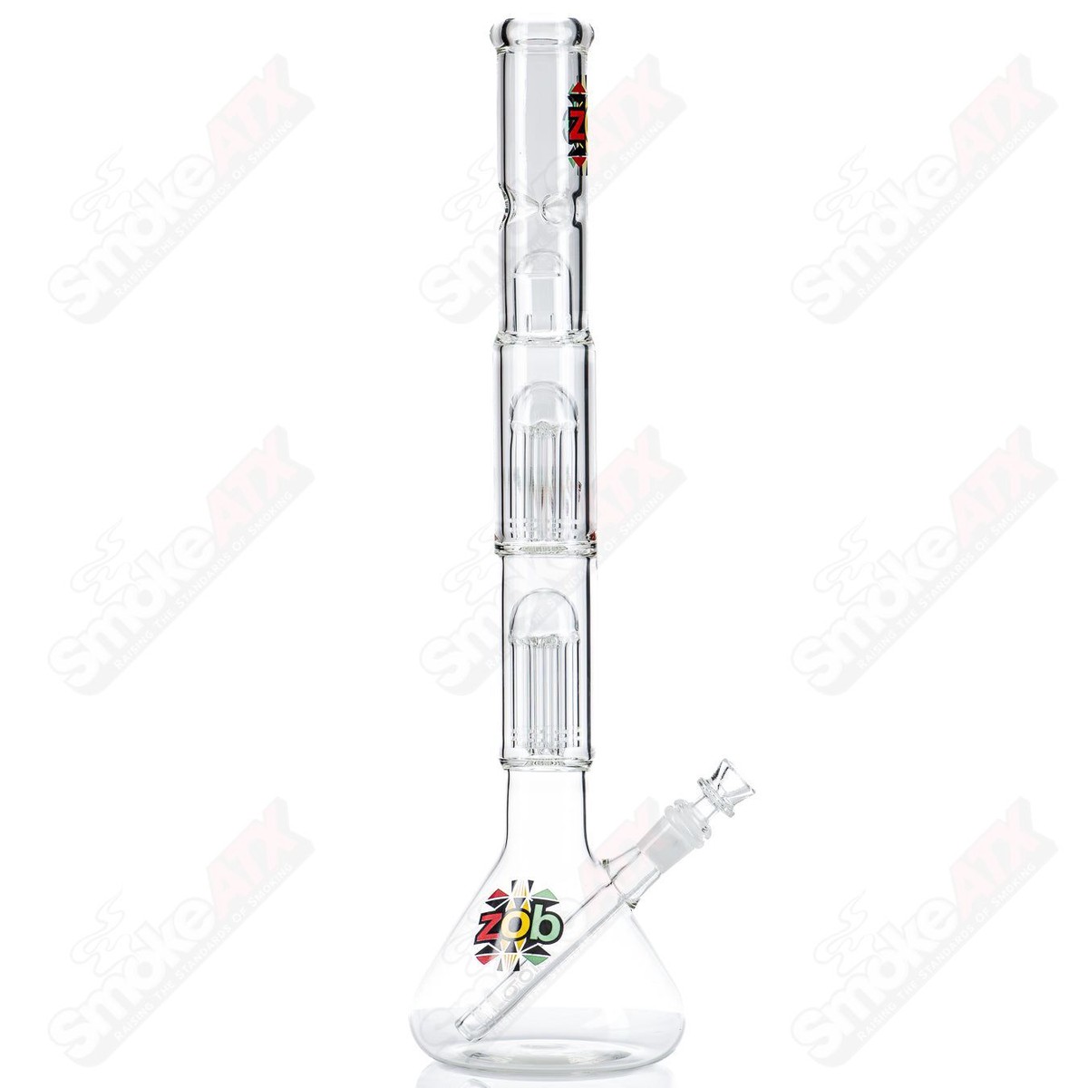 Mini Double 8 Arm Beaker (Rasta) ZOB
