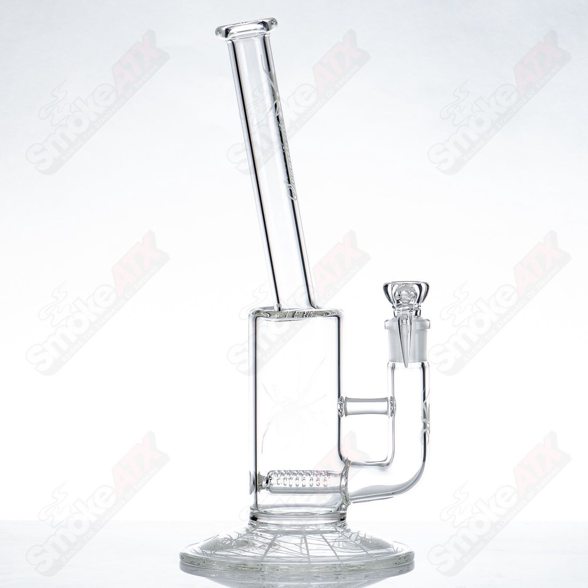 Queen Stemline Clear w/ bent neck & Halloween pattern Sovereignty
