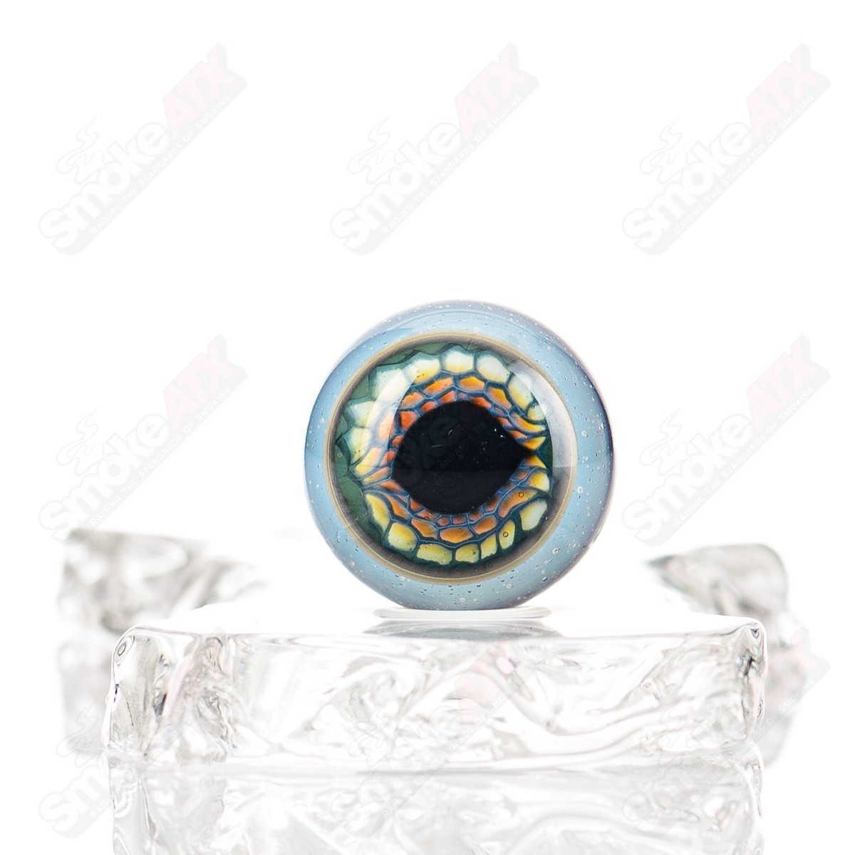 Silver Creek Eye Marble Indo Glass