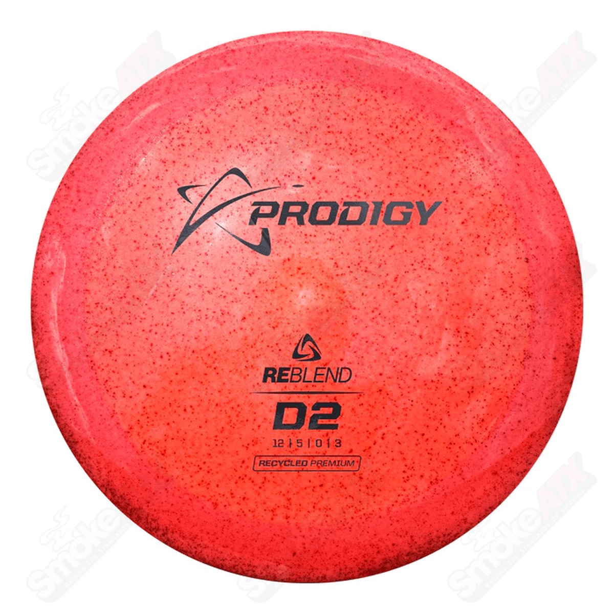 170-174g D2 Red Distance Driver Disc - Reblend Plastic Prodigy Disc