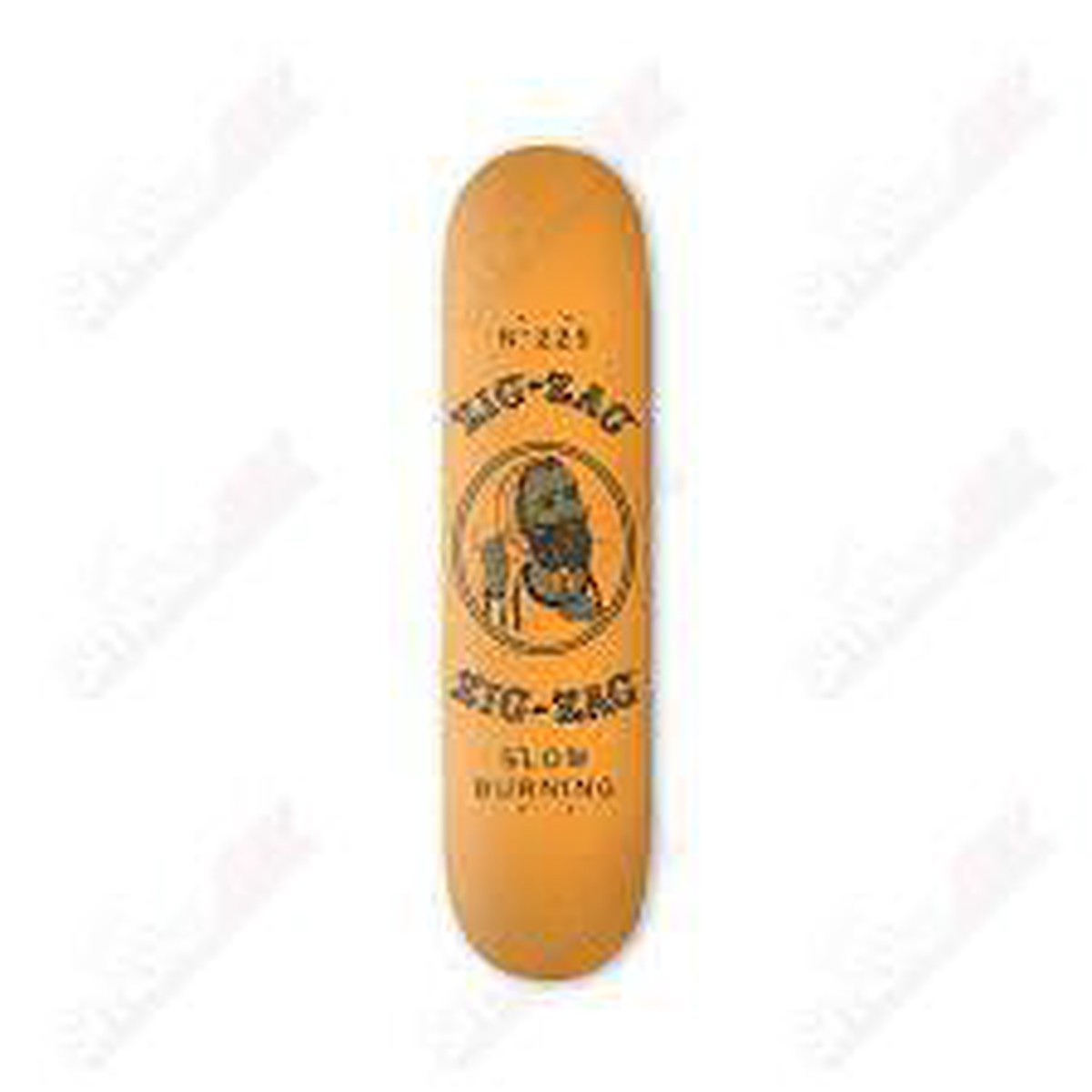Zig-Zag French Orange Design 8" Skateboard Deck