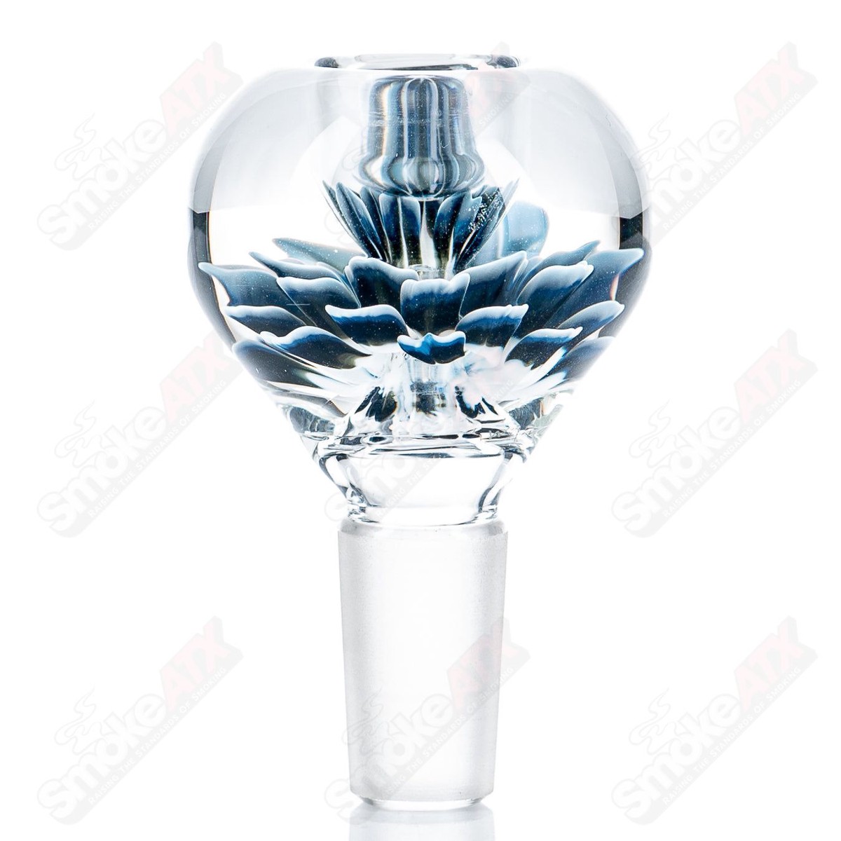 #1 14mm Flower Marble Bowl by Swan Glass