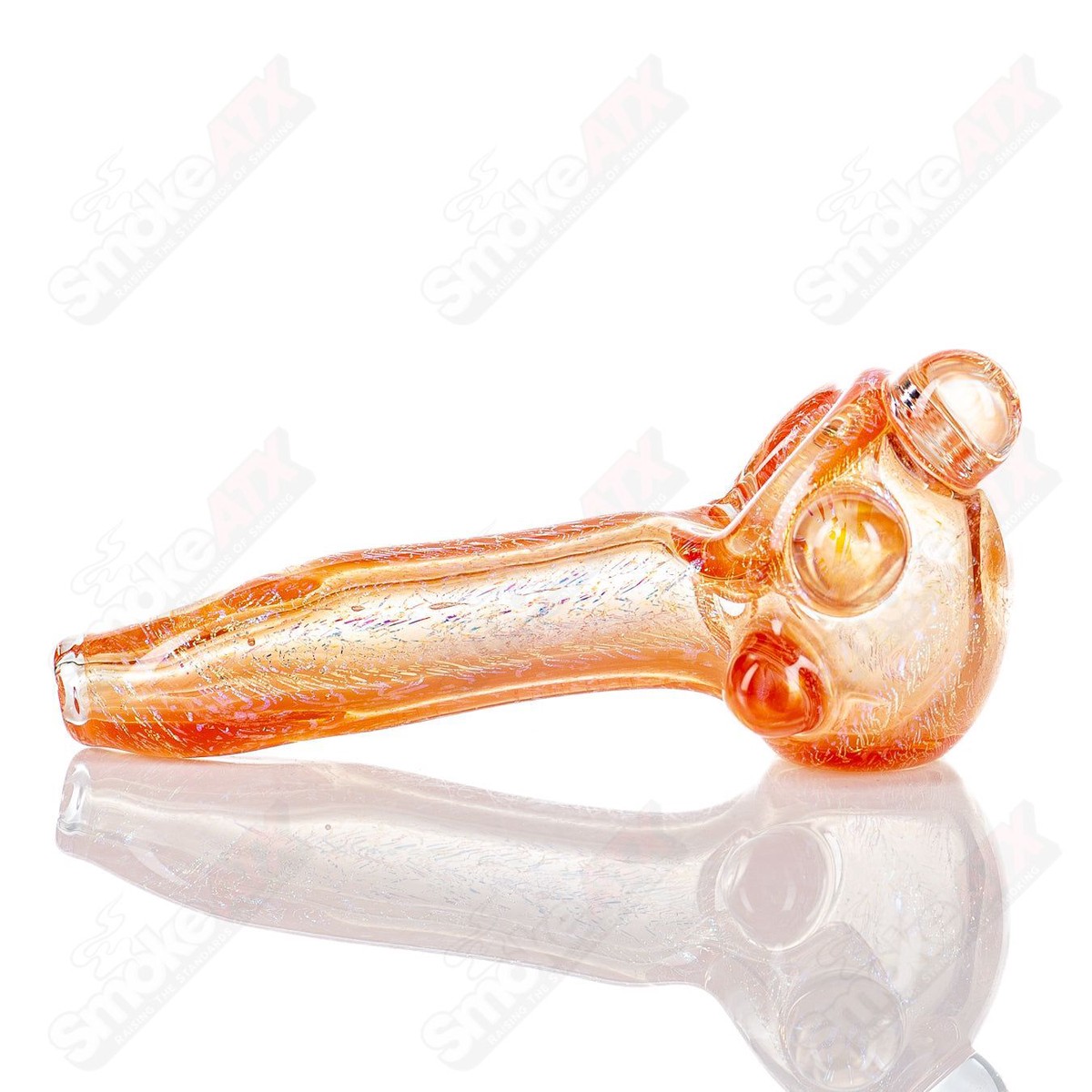 #1 Medium Dichro Spoon (Over Orange) by SPG