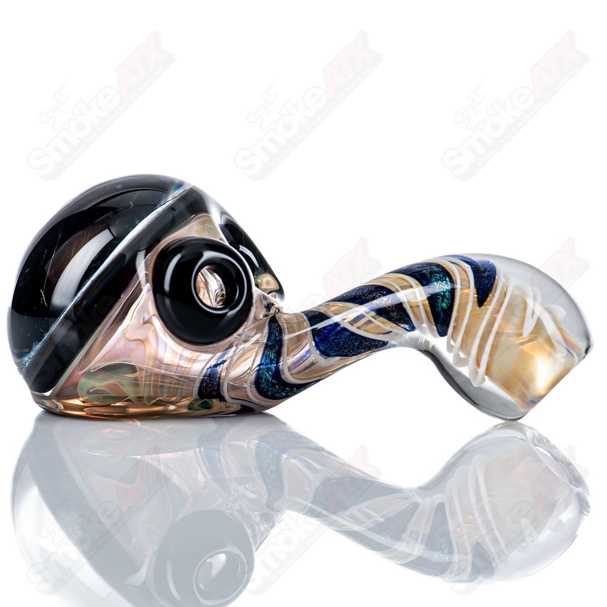 #1 Solid Dichro Head Sherlock by Talent Glass