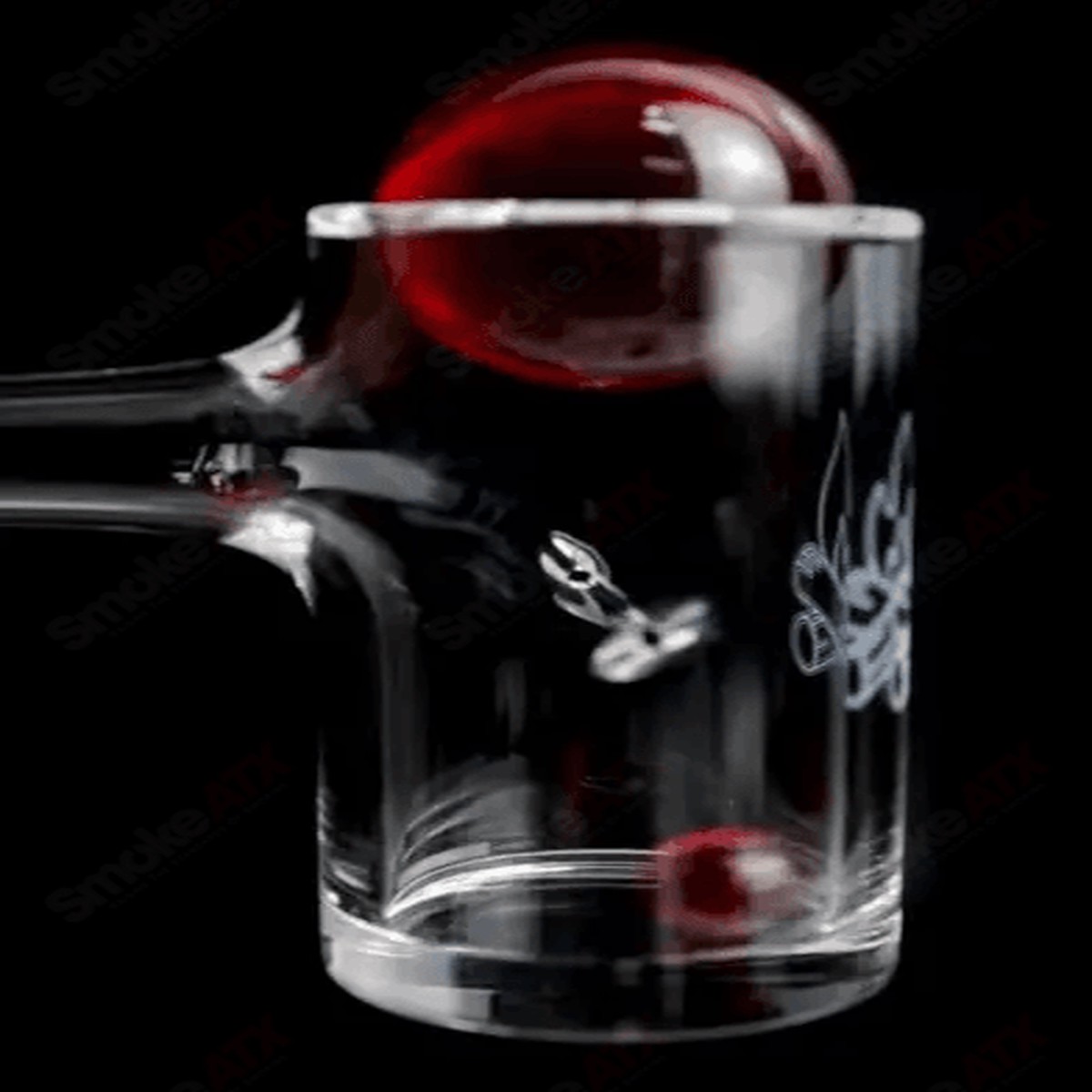 10mm Male Quartz Auto Spinner Campfire Ruby Pearl Co