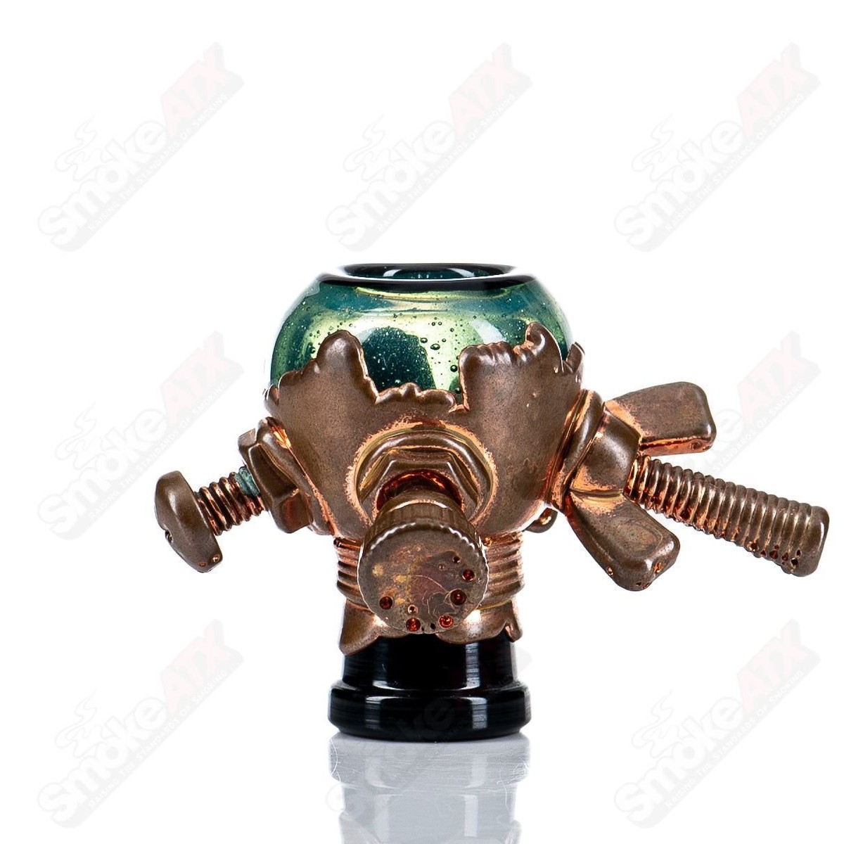 14mm Blue Stardust Electroformed Dome by Snic Glass
