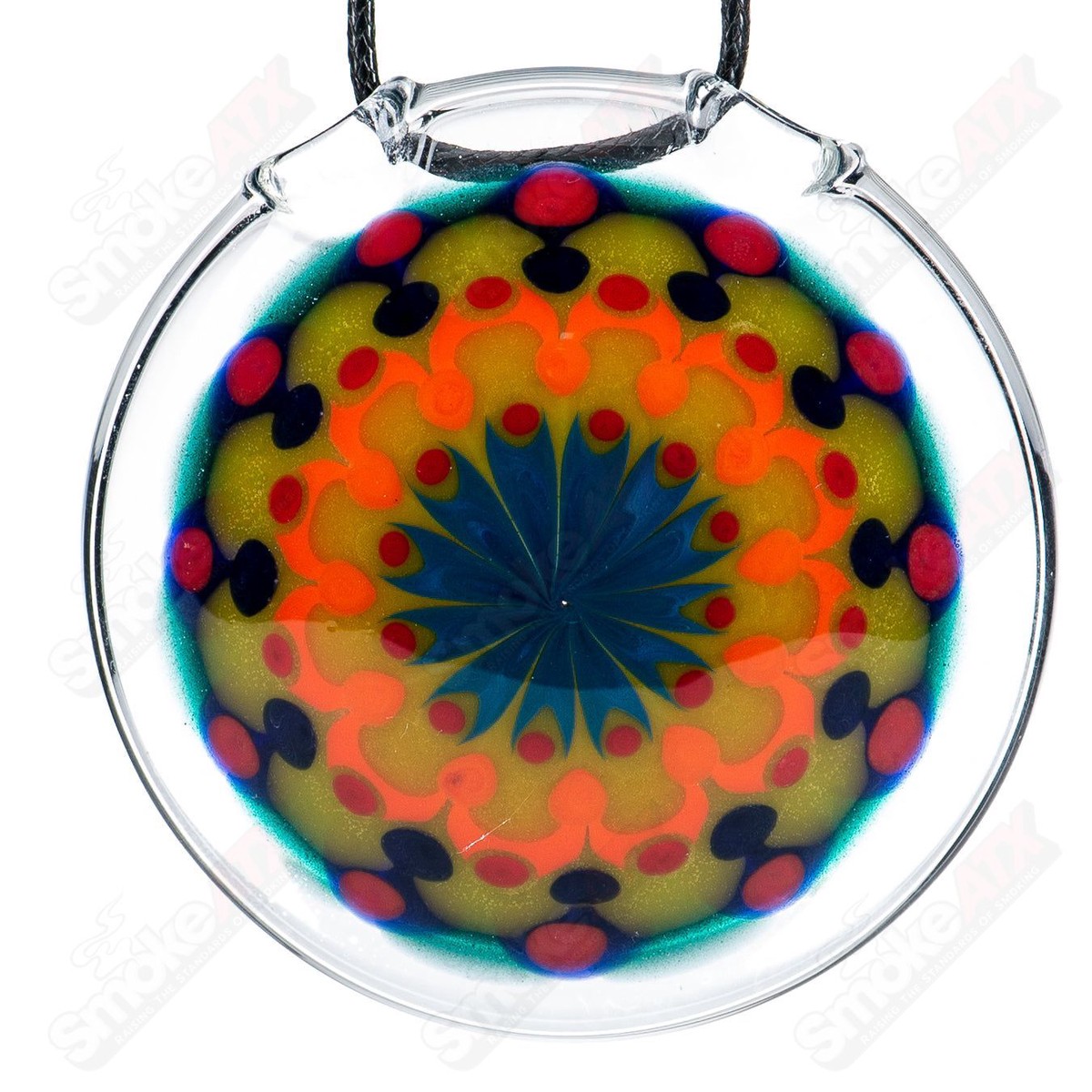 #2 Dotstack Pendant (Signed 2015) by Tyme Glass