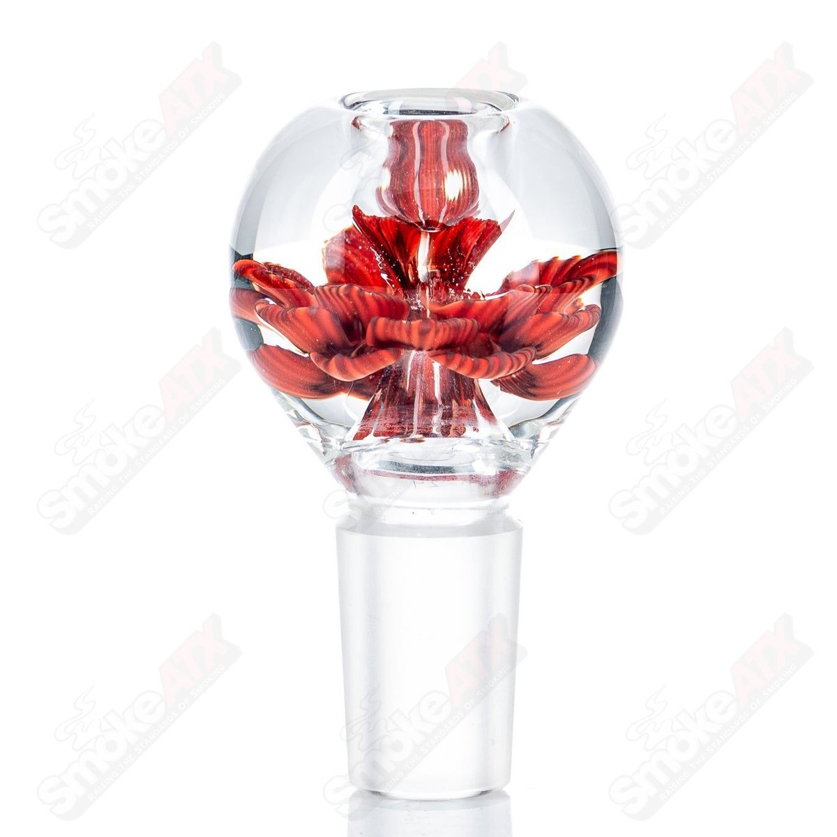 #3 18mm Flower Marble Bowl by Swan Glass