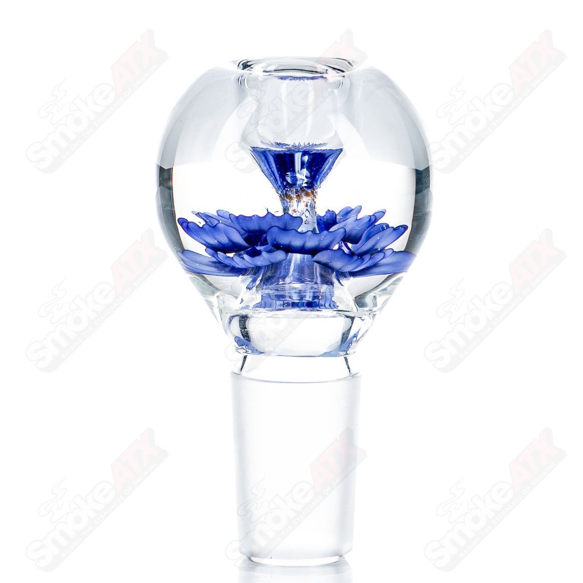 #4 18mm Flower Marble Bowl by Swan Glass