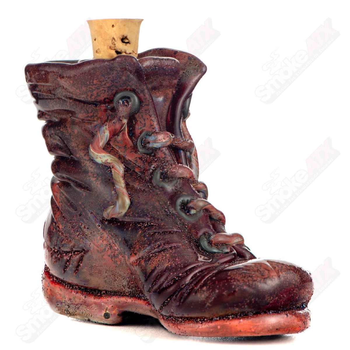 Glass Boot Bottle Iroczii Glass