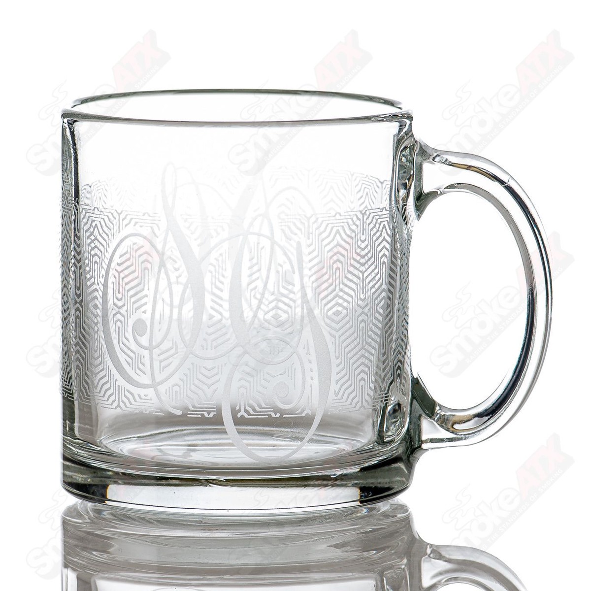 Glass Coffee Mug (Mech Pattern) Sovereignty