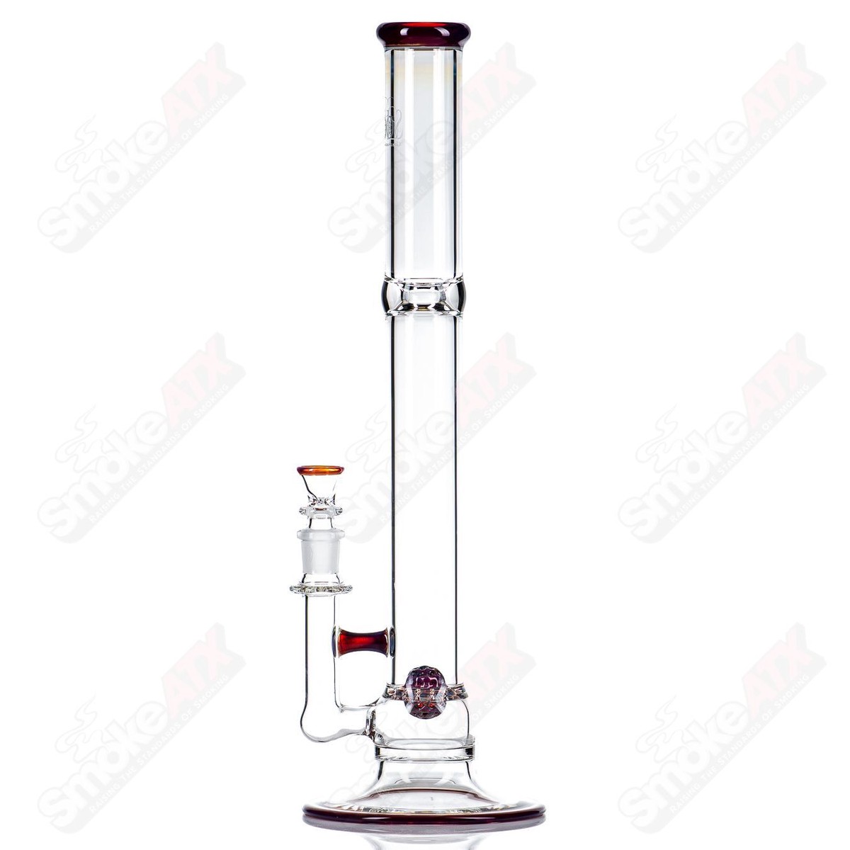 SOL-45 Lace Sphere (Amber Purple) SoL Glassworks
