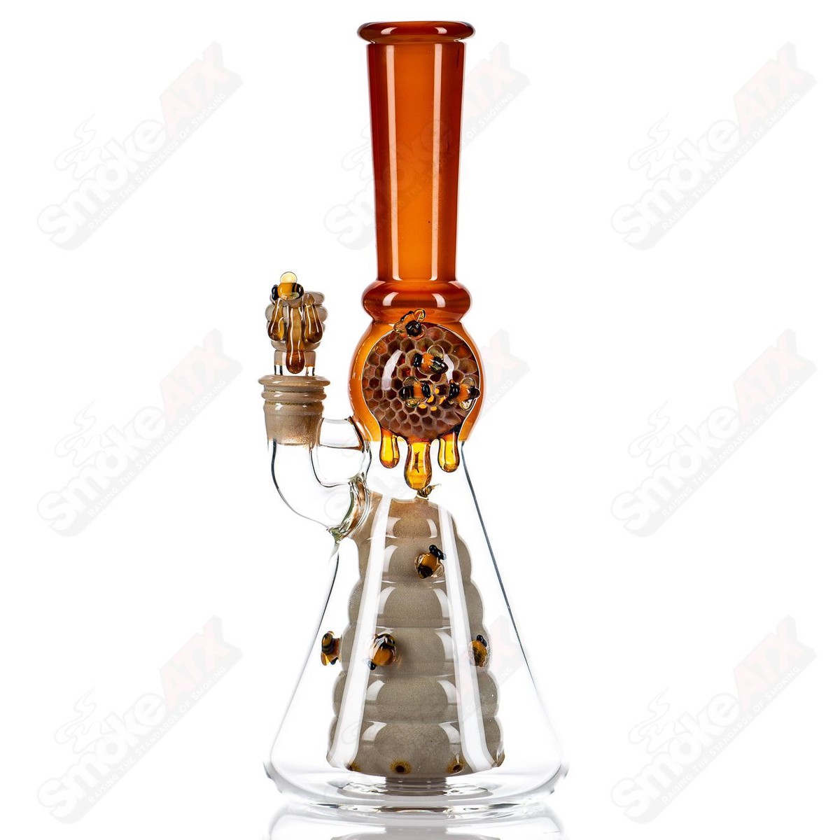 Worked Bee Hive Beaker (2024) By Joe P Glass
