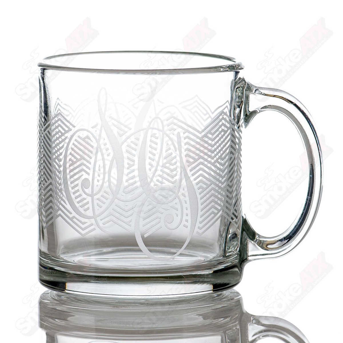 Glass Coffee Mug (Stripe Pattern) Sovereignty