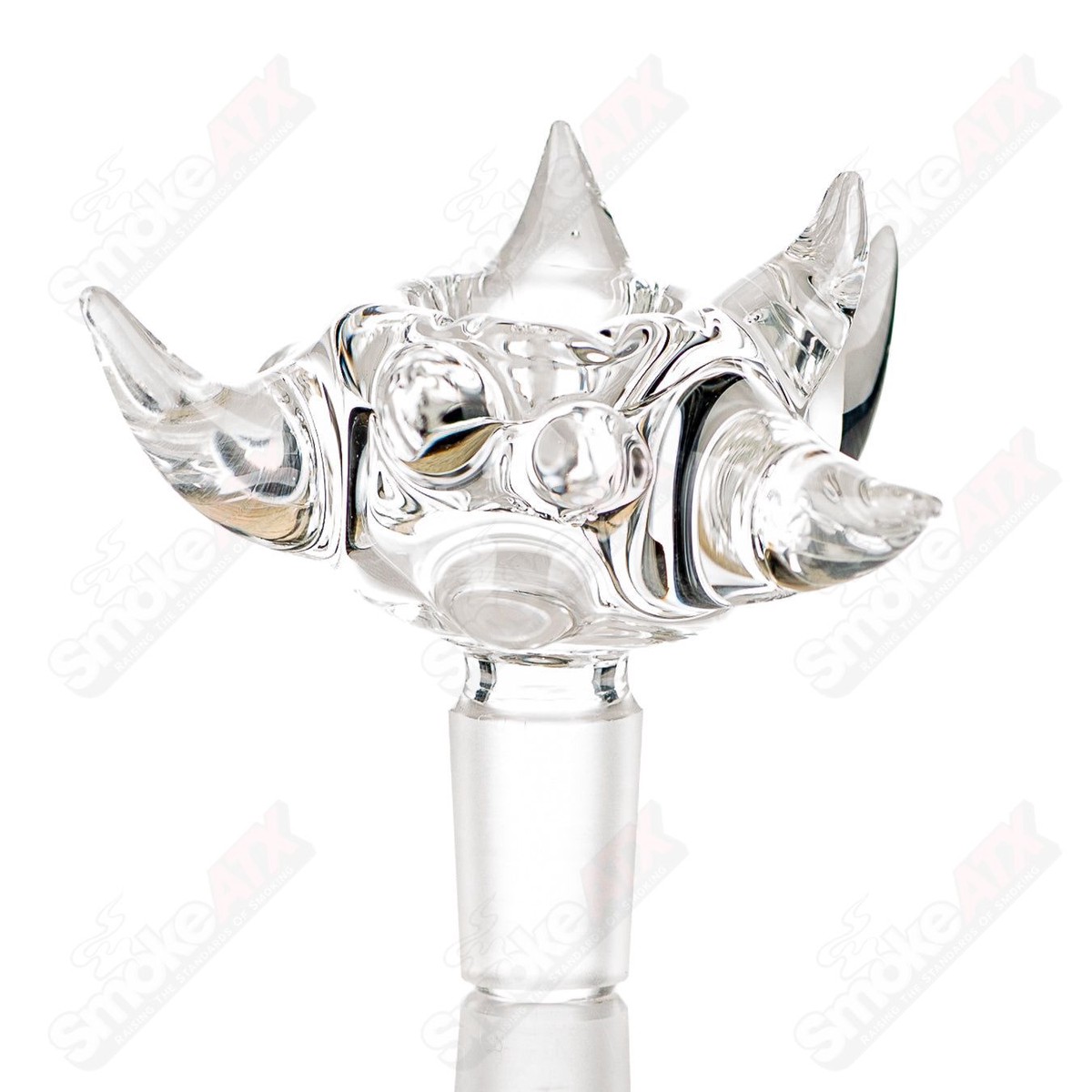 #1 14mm Clear Worked Horn Bowl JMass
