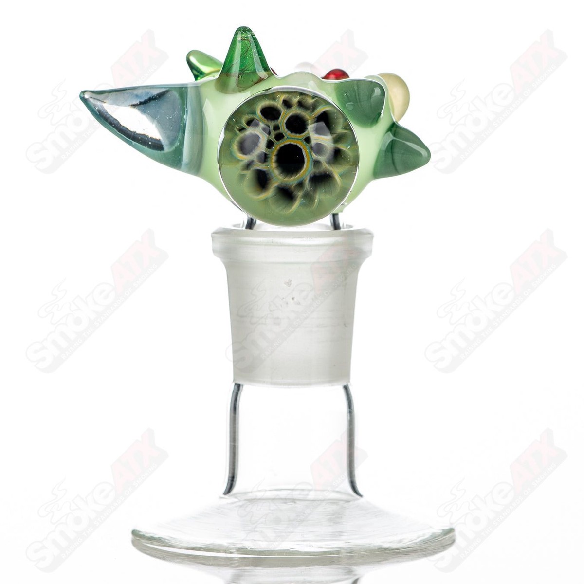 #10 19mm Full Color Worked Horn Milli Bowl JMass