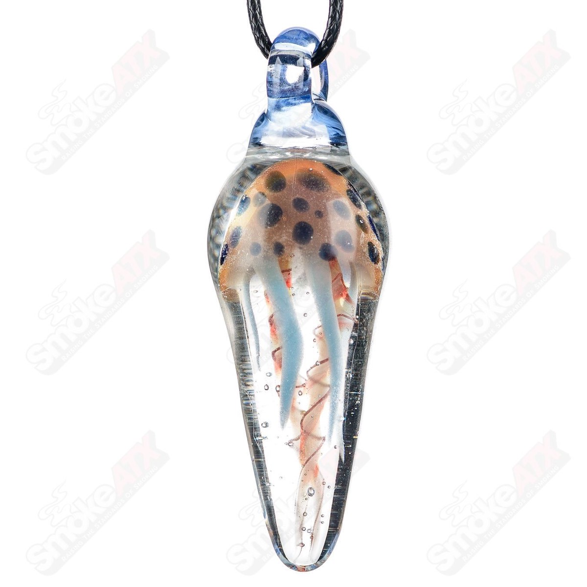 #2 Jellyfish Pendant Torched Earth