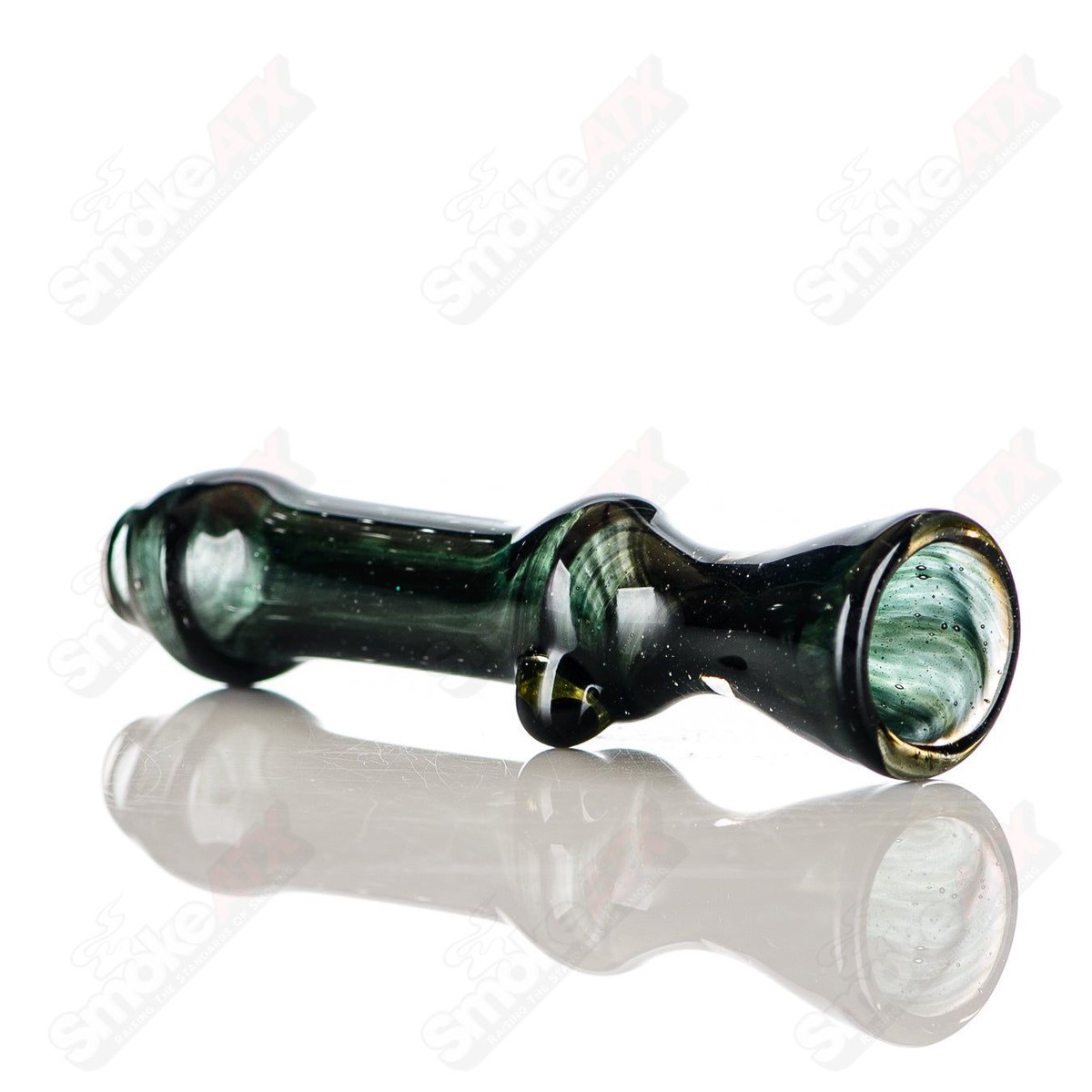 Worked UV Galaxy Chillum Indo Glass