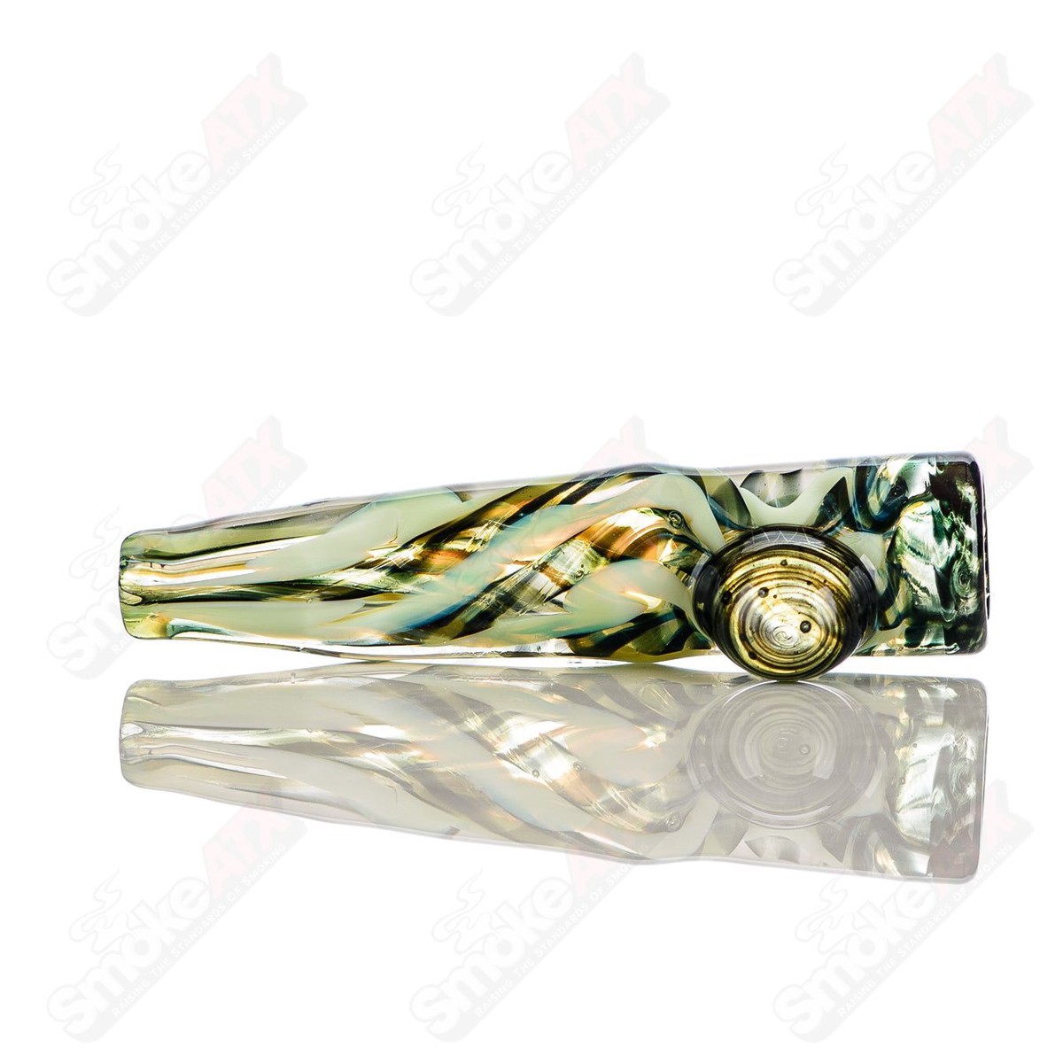 #10 I/O Worked Chillum Signed - JMK Glass