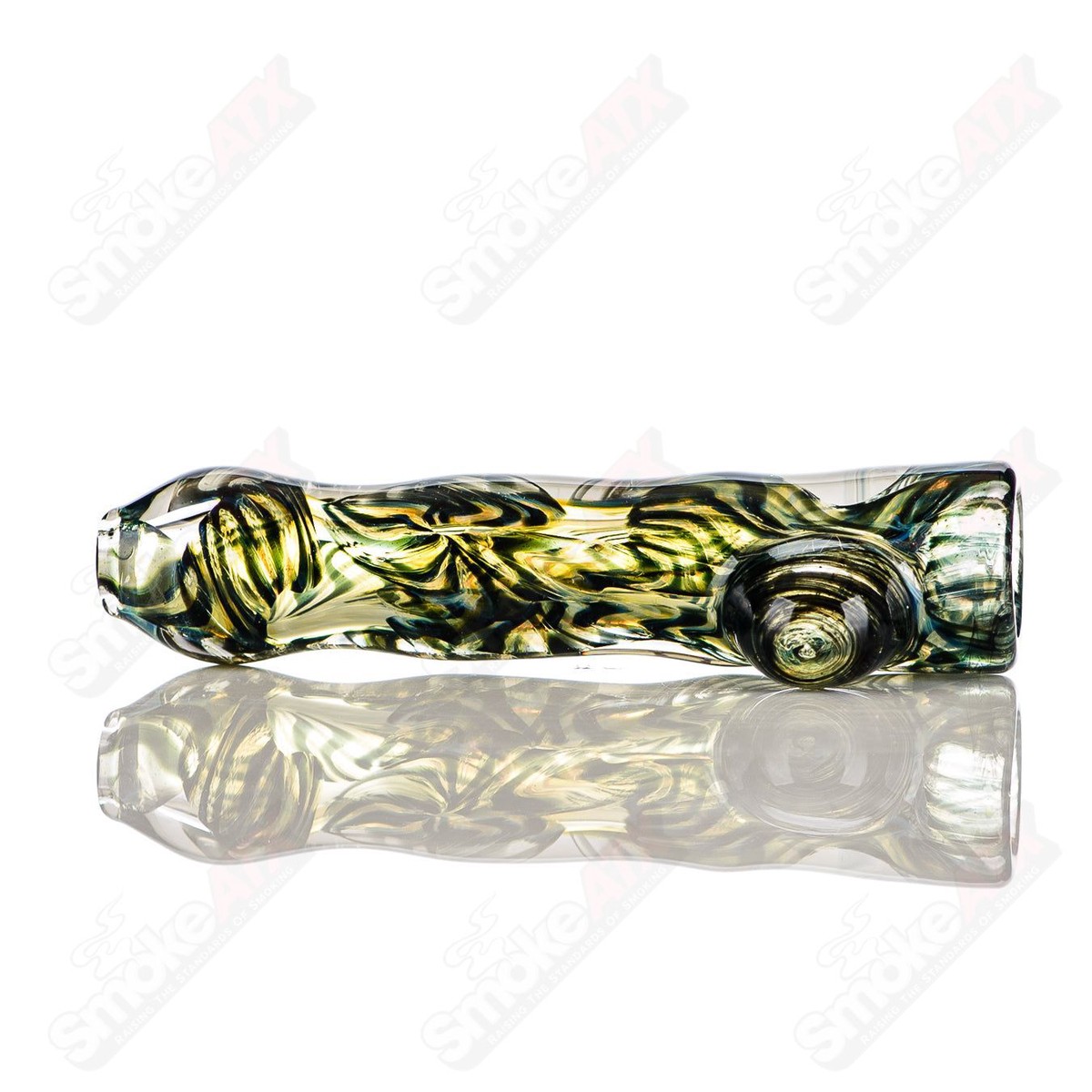 #14 I/O Worked Chillum Signed - JMK Glass