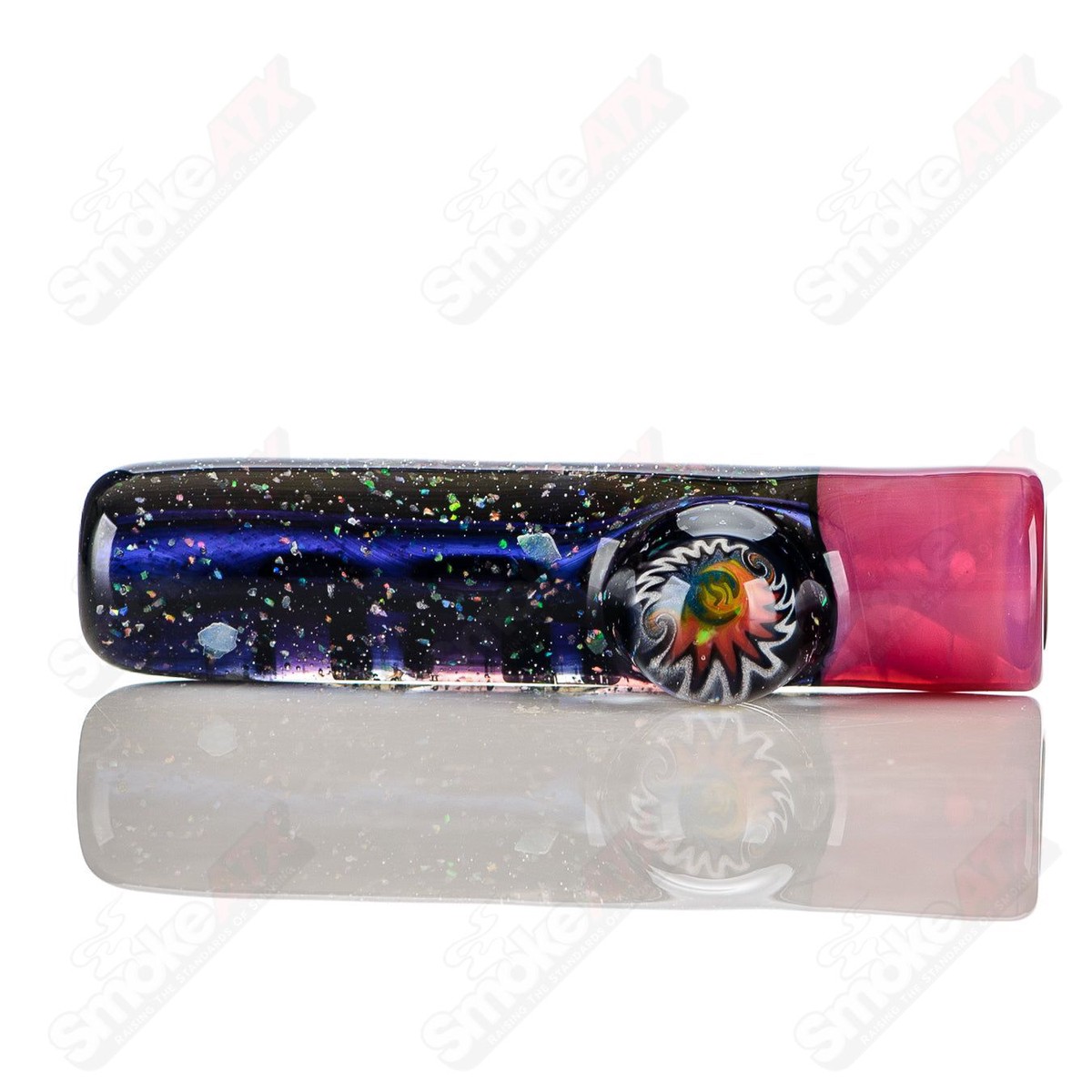 Black Crushed Opal Chillum with Milli Accent Jeremy from Oregon