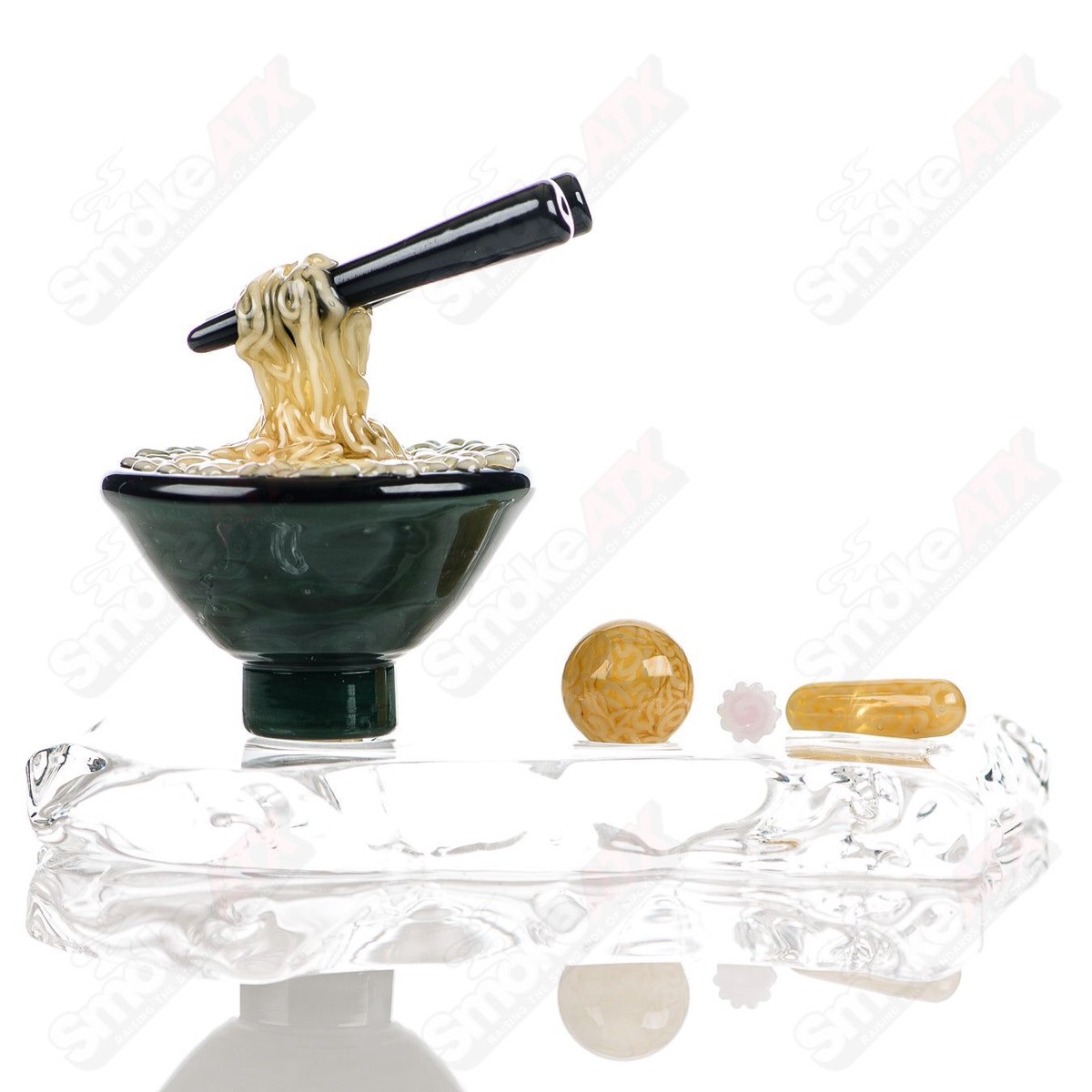 #4 Noodle Slurper Set Dojo Glass