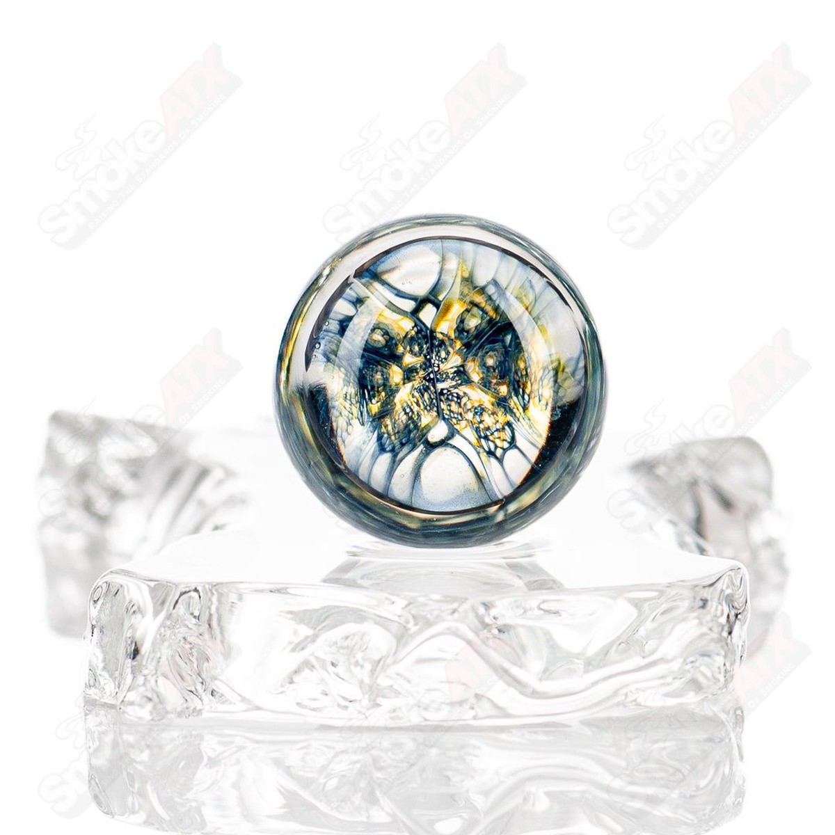 Faceted UV Composite Marble Indo Glass x Fatal Facets
