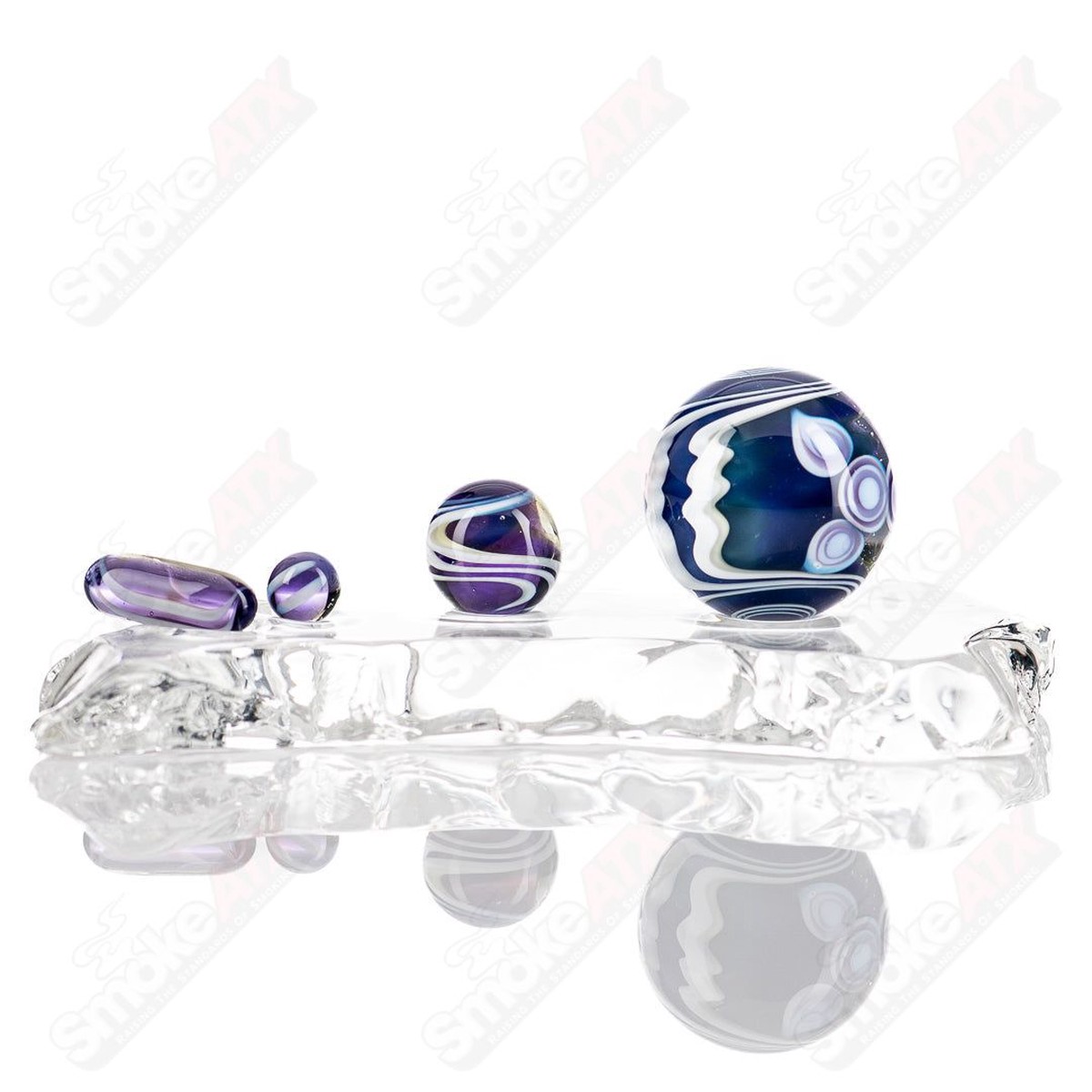 UV Dotstack Slurper Set Indo Glass