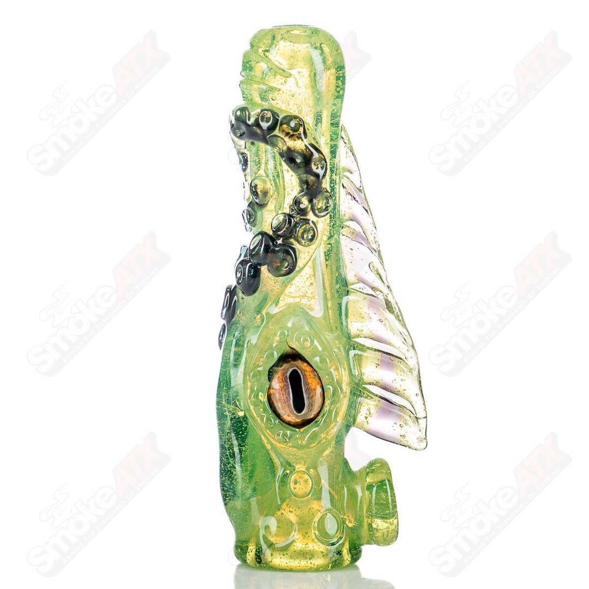 #1 Octopus Chillum by Mako Glass