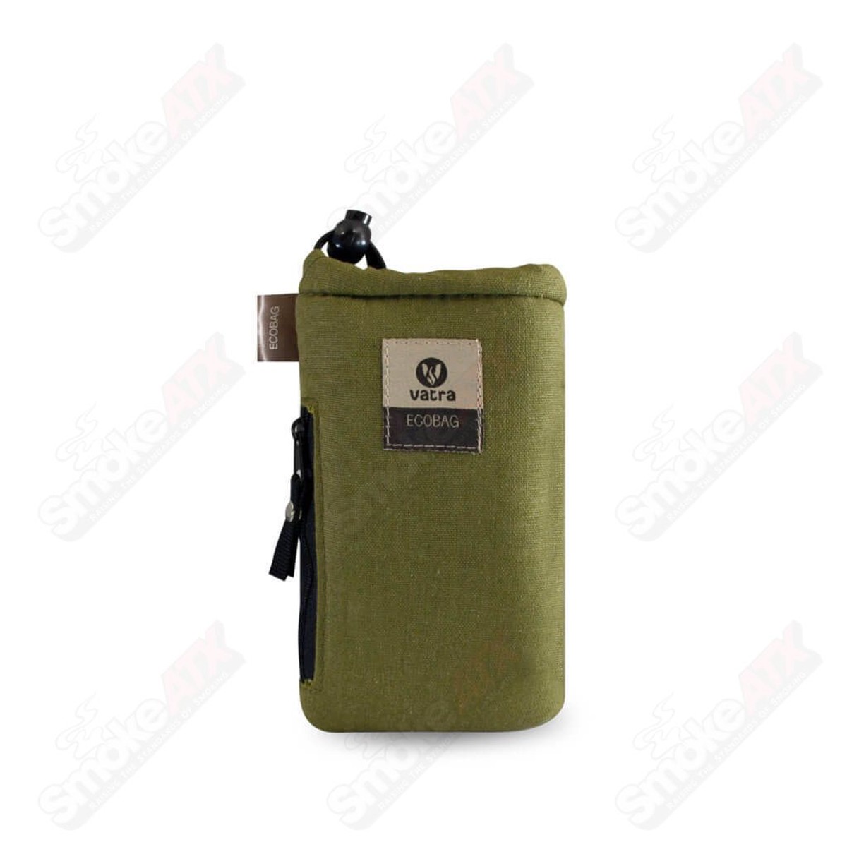 Vatra Bags Green Hemp V22 6 Zip Draw Pouch