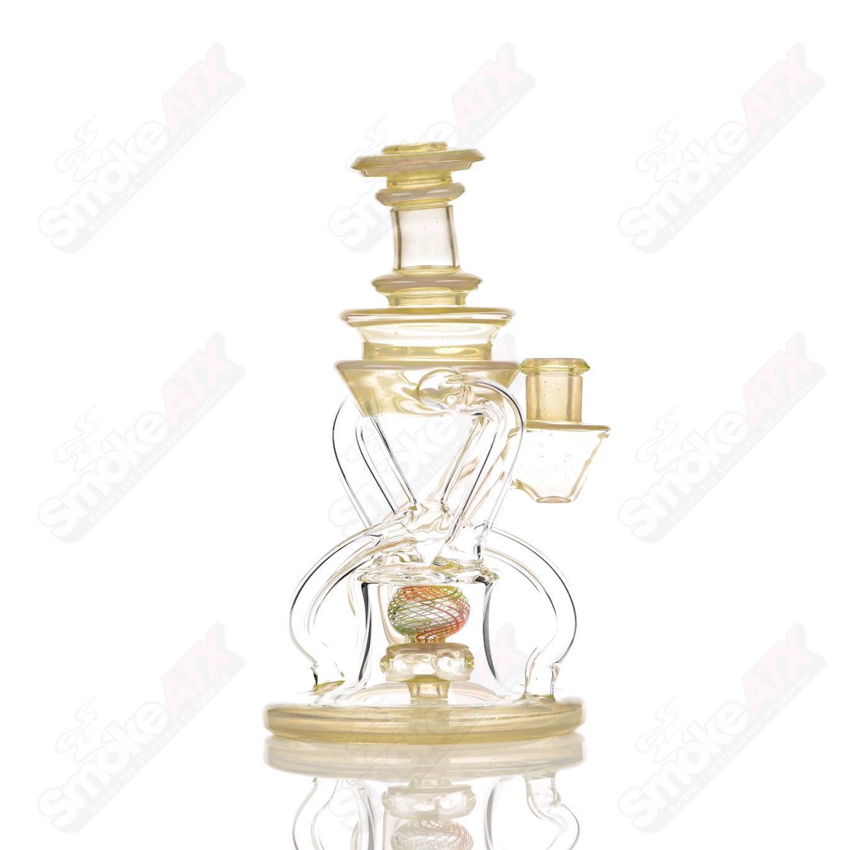 10mm V2 Double Up Experimental Watermelon Recycler Cerio Glass
