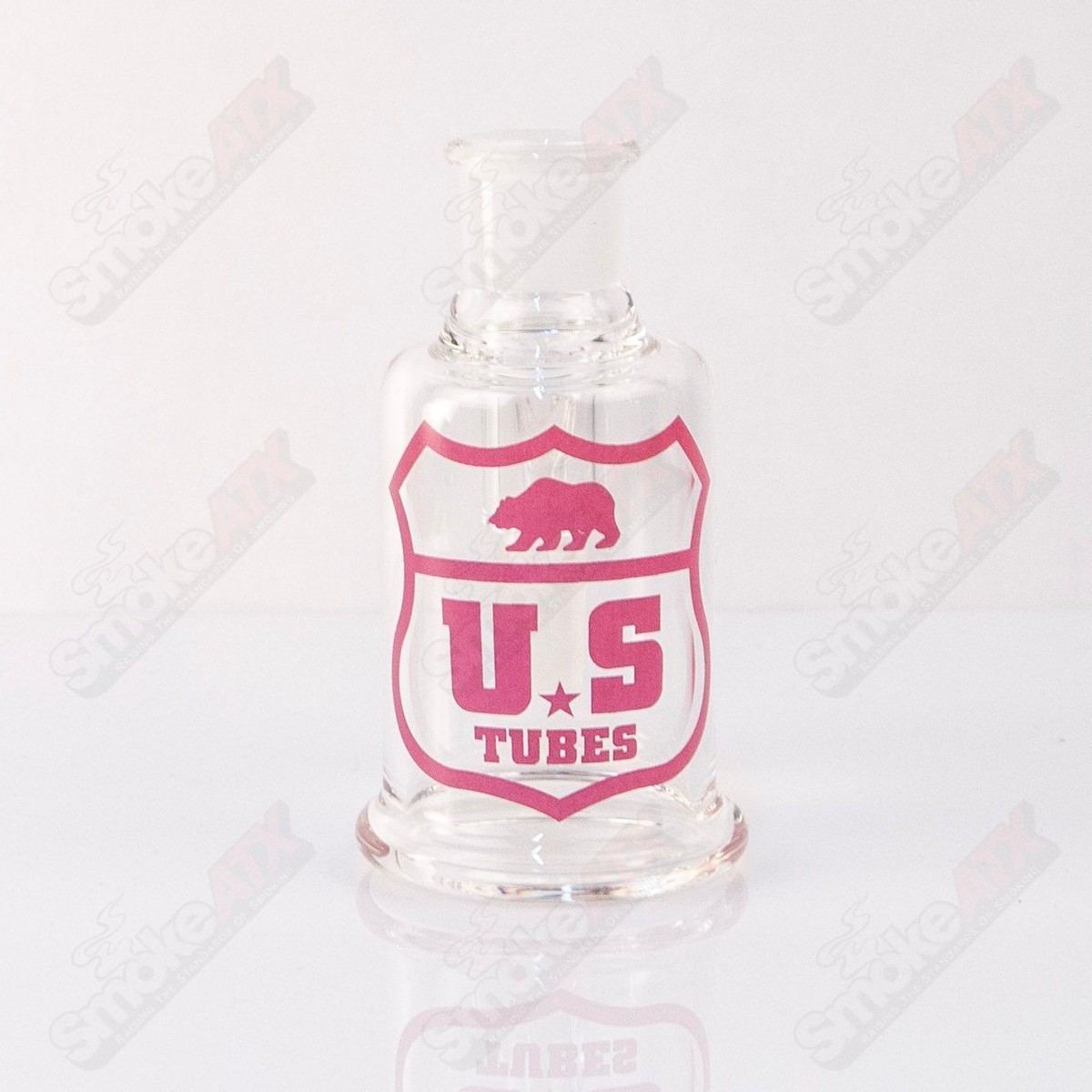 US Tubes Dry Catcher 18mm 90 - Pink Shield Decal