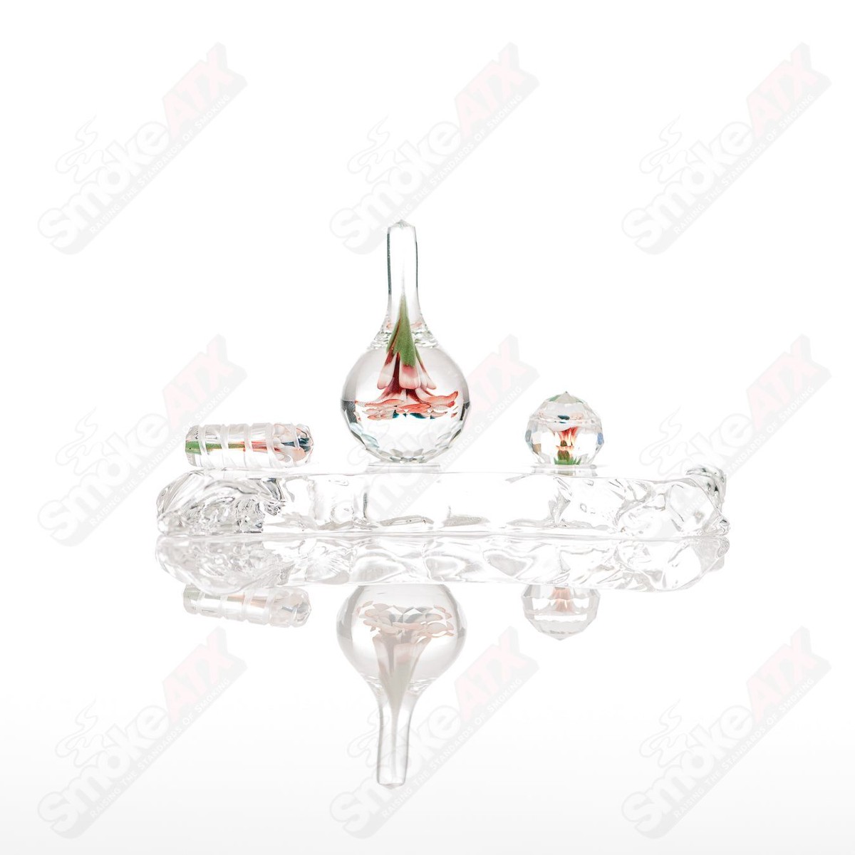 Faceted Flower implosion slurper Set by Indo & Fatal Facets