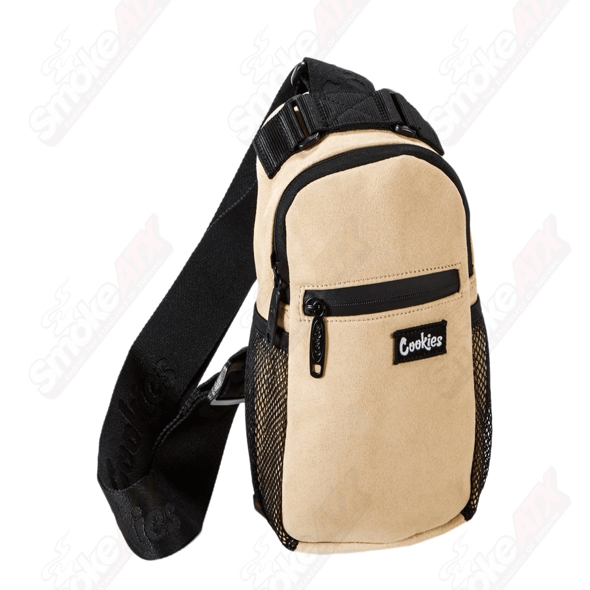 Tan Suede Cookies Sling Bag