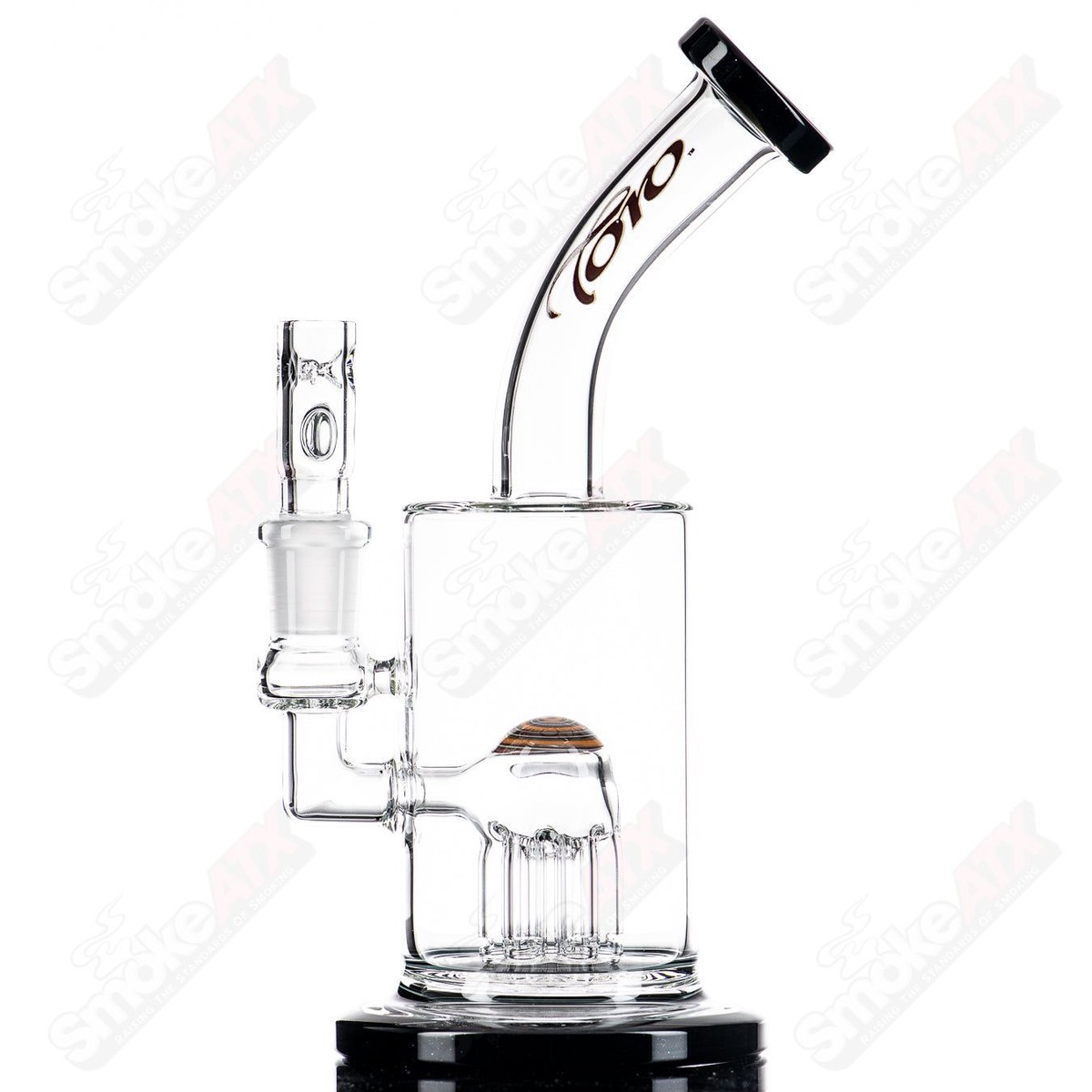 #1 14mm Micro Tree w/ Worked Cap by Toro Glass