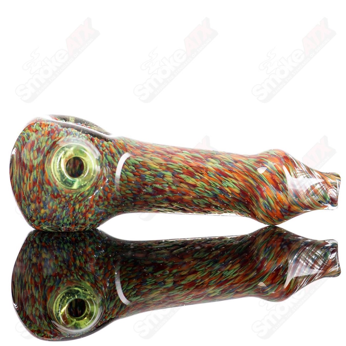 #1 Frit Rainbow Spoon by JMK Glass