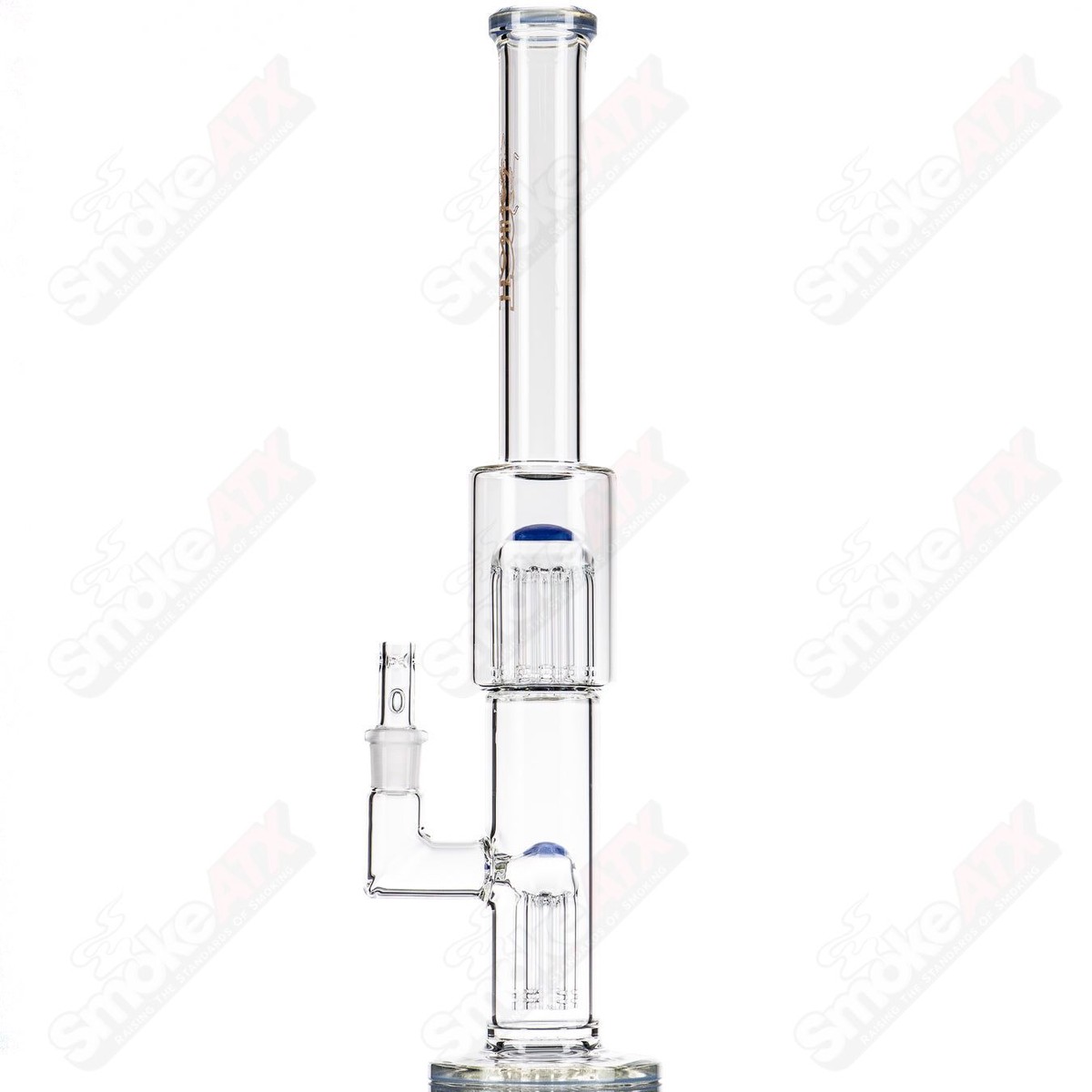 #2 18mm 7/13 Arm Perc w/ Color Caps Toro Glass