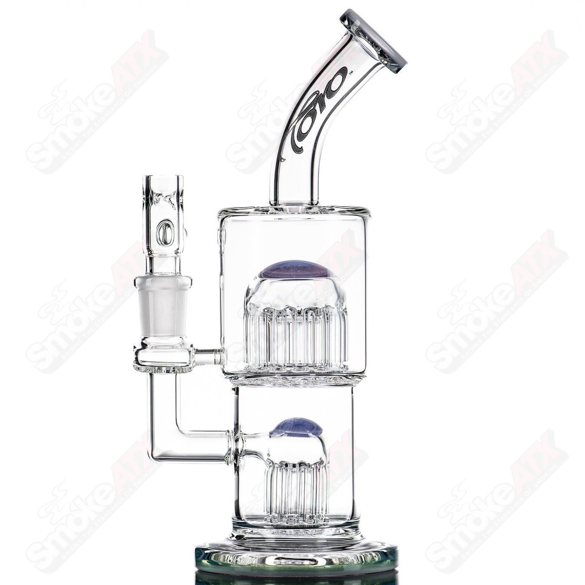 #3 14mm Double Macro XL w/ Color Accents by Toro Glass