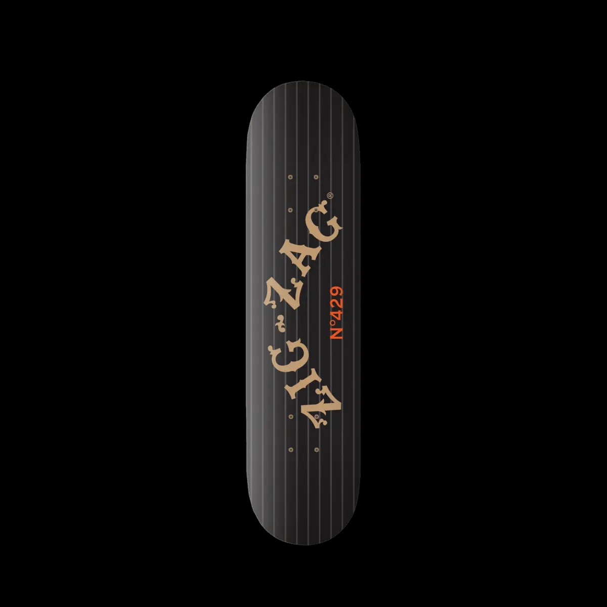 Zig-Zag King Design 8" Skateboard Deck