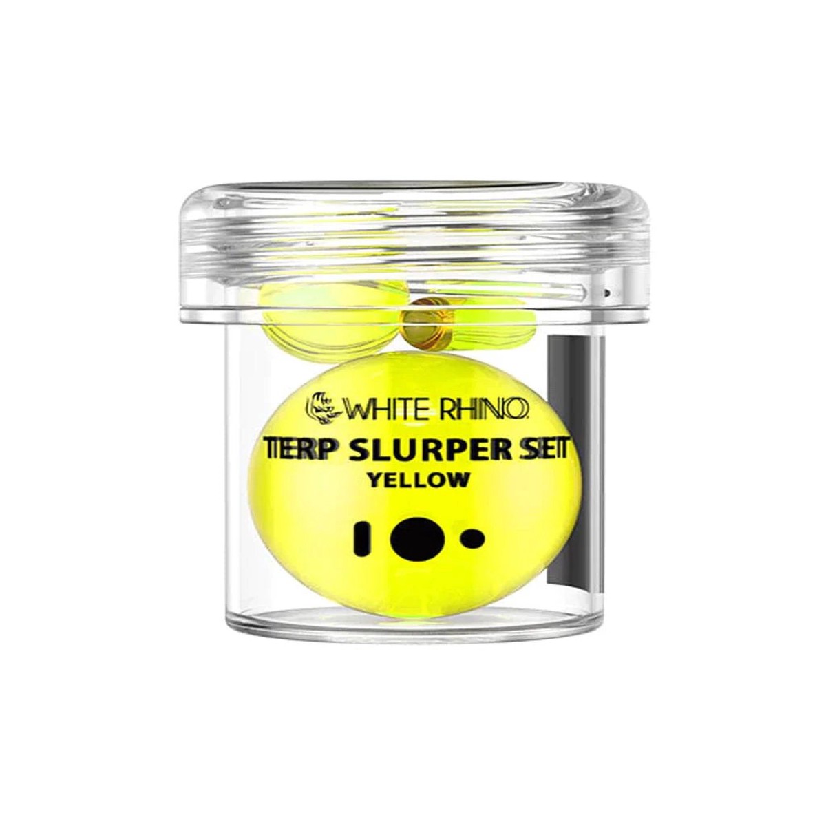 3pc Terp Slurper Set (Yellow) White Rhino