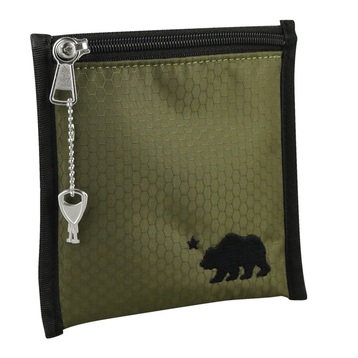 Olive w/ Black Accent 6x6 Pouch Cali Crusher