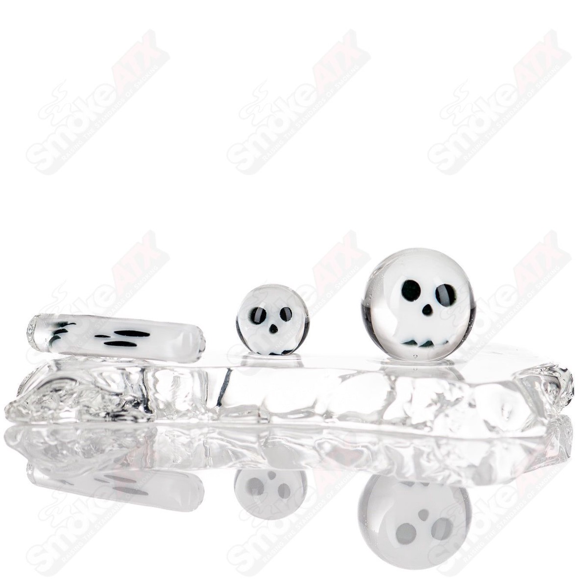 #1 Skull and Bones Slurper Set Indo Glass