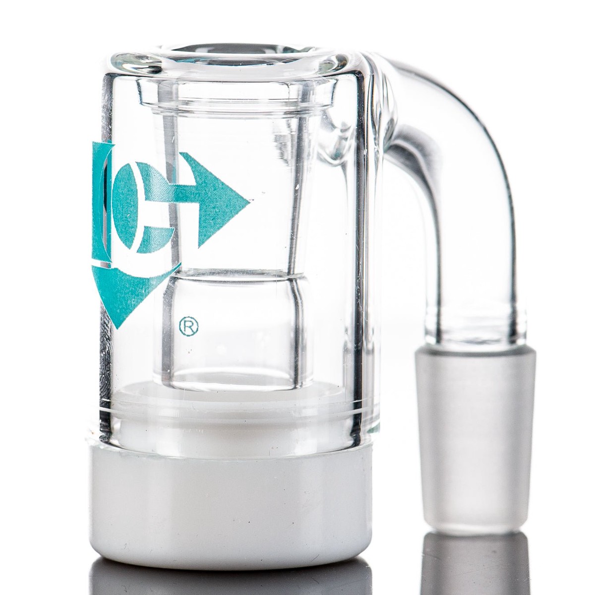 14/90 Mini Silicone Bottom Dry Catcher Diamond Glass