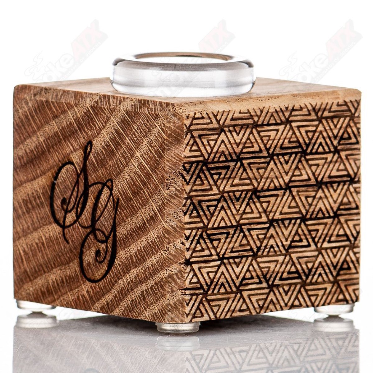 Red Oak 1-Hole Slide Stand (Triple triangle w/SG monogram) Sovereignty