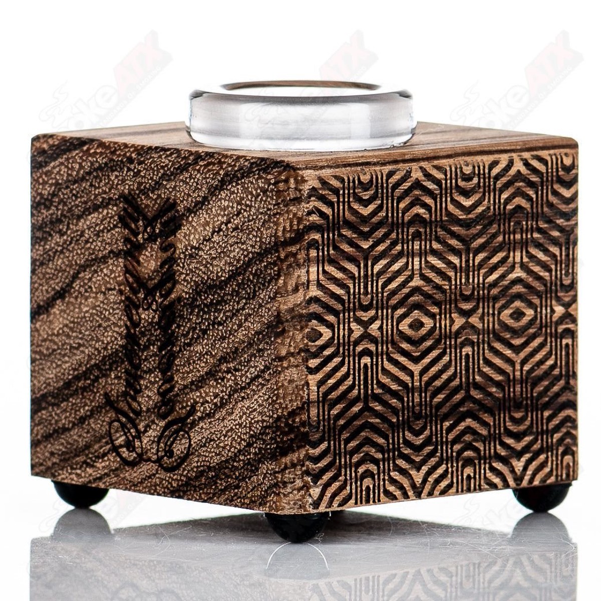 Zebrawood 1-Hole Slide Stand (w/Mindseye crosshair pattern) Sovereignty