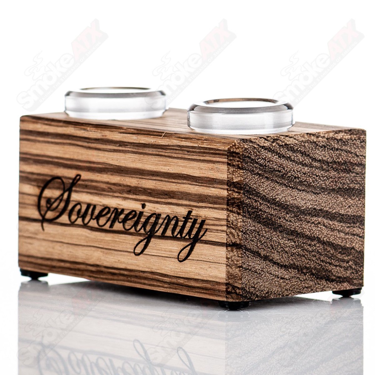Zebrawood 2-Hole Slide Stand Sovereignty