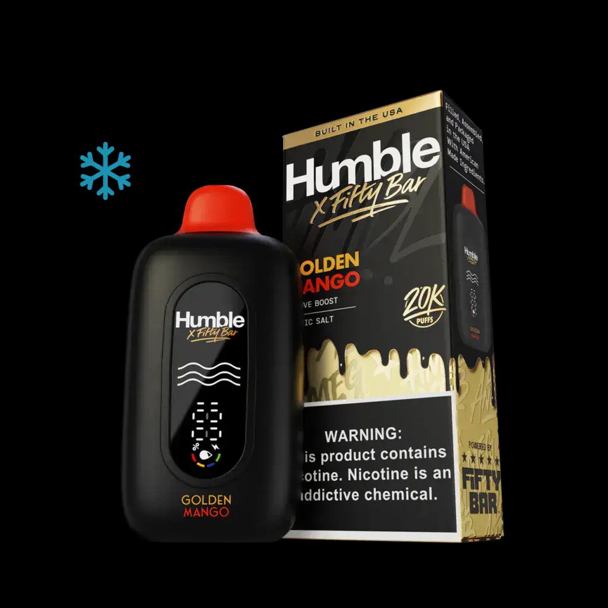Golden Mango - Fifty Bar x Humble 20K Disposable Vape