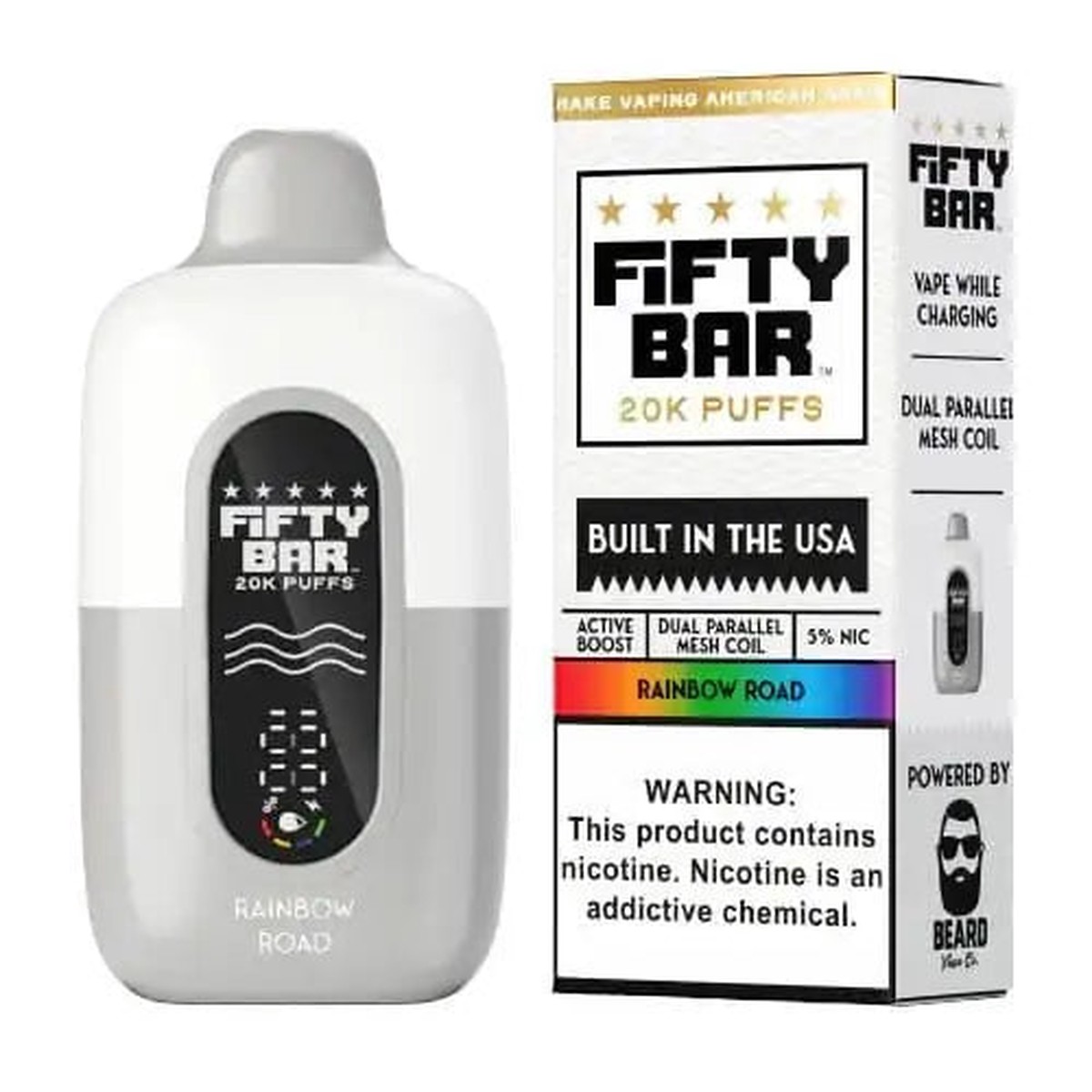 Rainbow Road - Fifty Bar 20K Disposable Vape