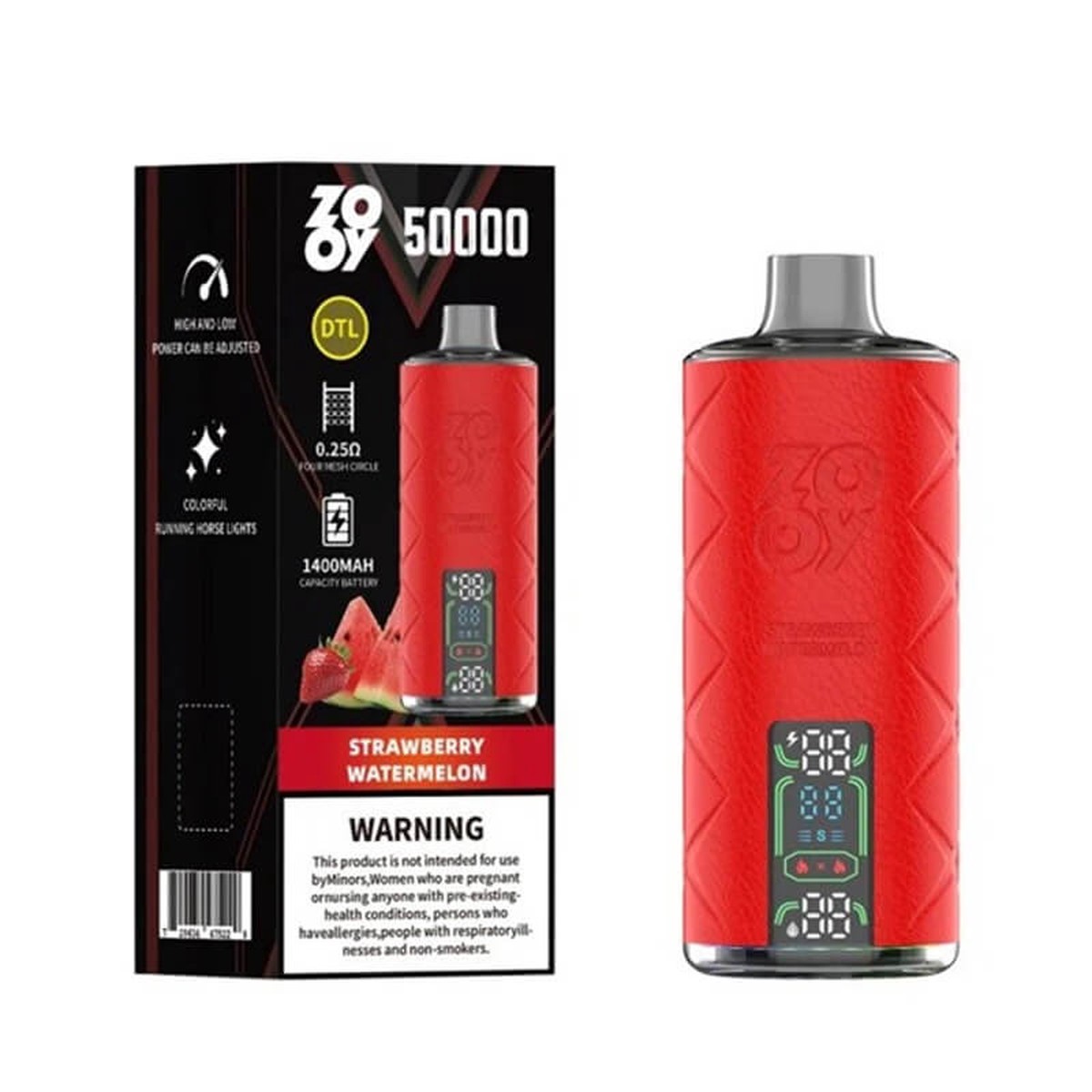ZOOY Shisha 50000 Puffs DTL Disposable Vape
